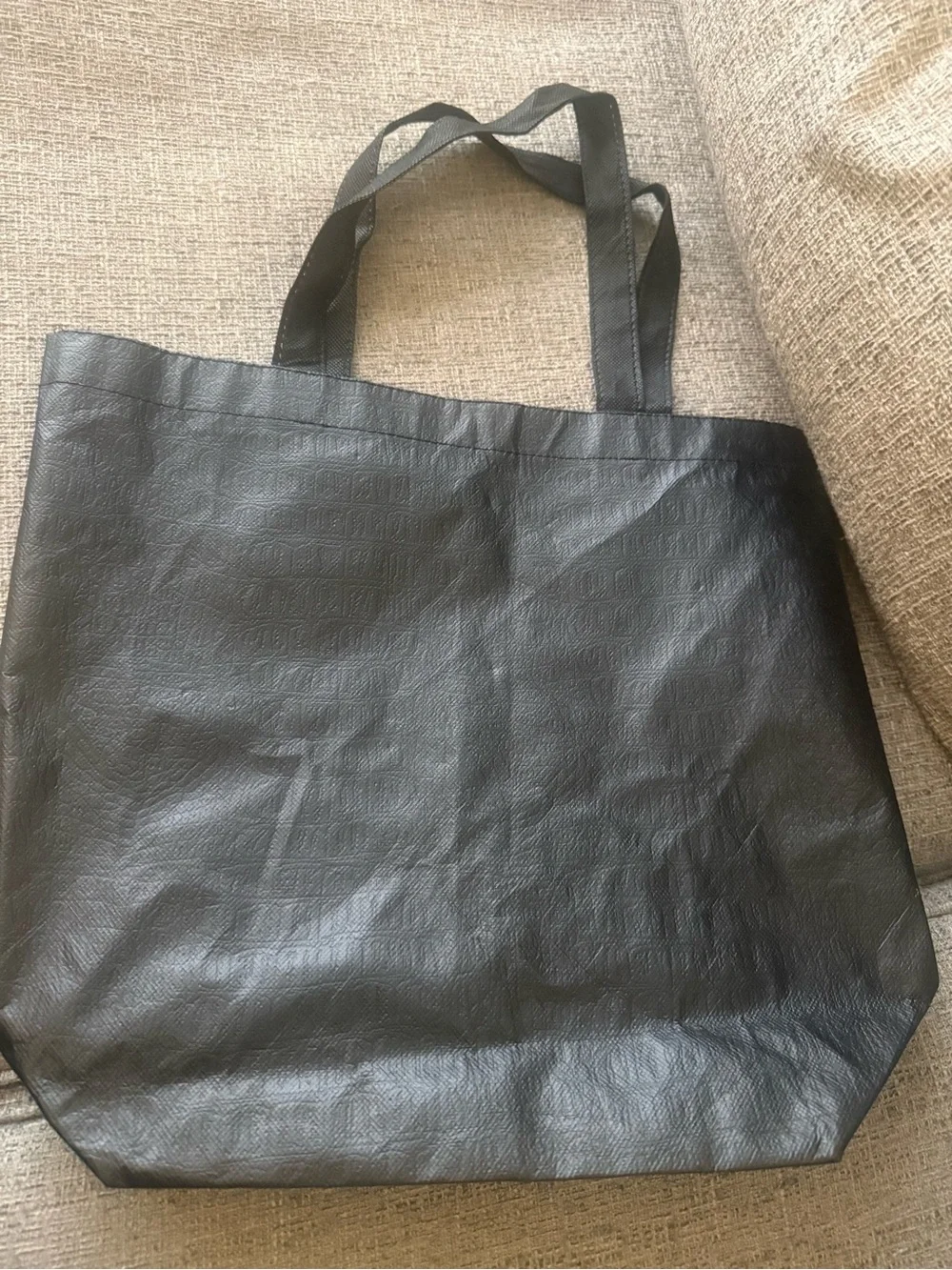 El Tesoro Tequila Reusable Tote Bag Black Gold Promotional Shopping Bag 15”